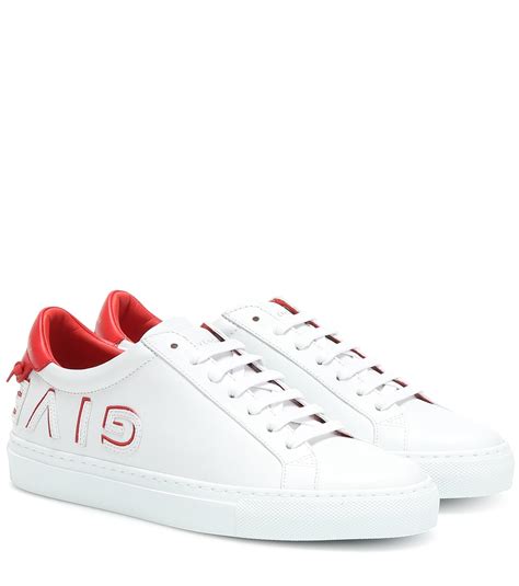 givenchy knot leather trainers|givenchy men's white sneakers.